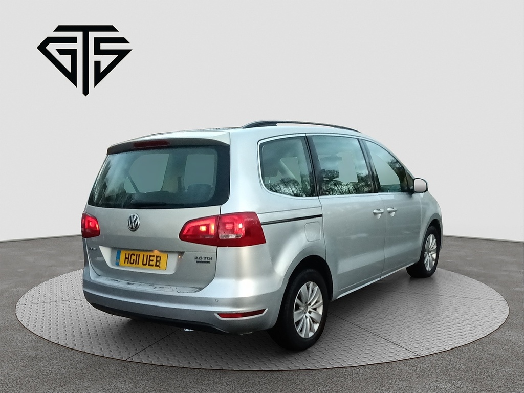 Volkswagen Sharan Tdi Bluemotion Tech Se Silver #3