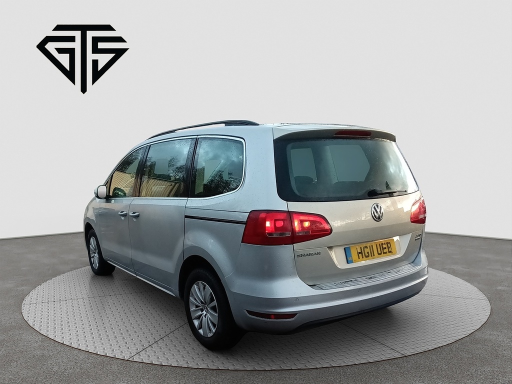 Volkswagen Sharan Tdi Bluemotion Tech Se Silver #5