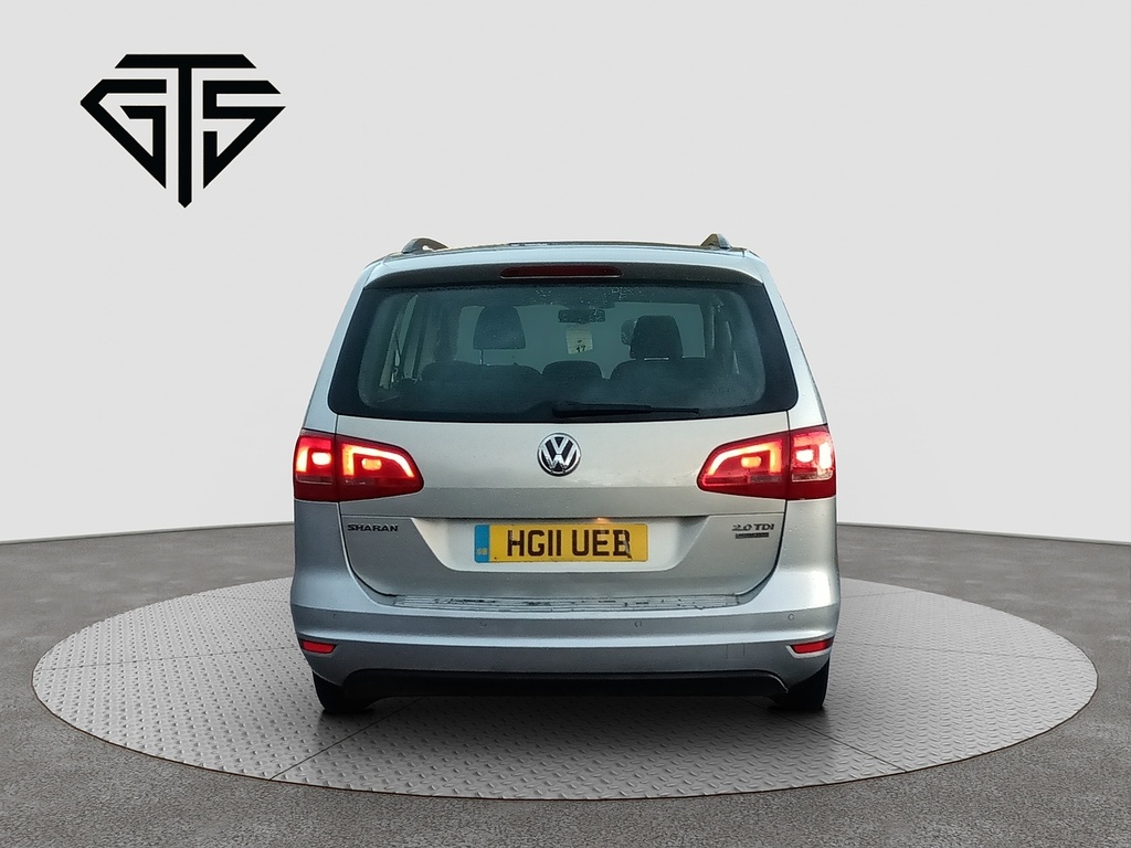Volkswagen Sharan Tdi Bluemotion Tech Se Silver #4