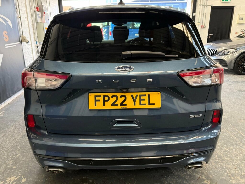 Ford Kuga 2.5 Ecoboost Duratec 14.4Kwh St-line Cvt Euro 6 S FP22YEL Blue #4