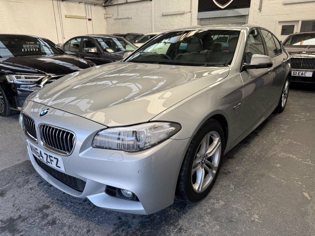 BMW 5 Series 3.0 535D M Sport Euro 6 Ss Silver #3