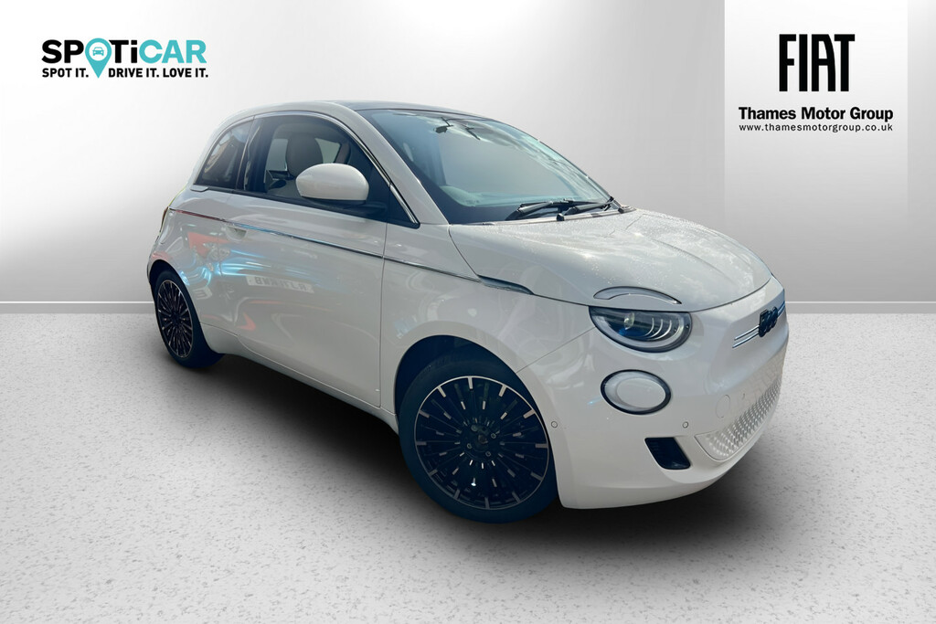 Fiat 500E 42Kwh La Prima Convertible 118 White