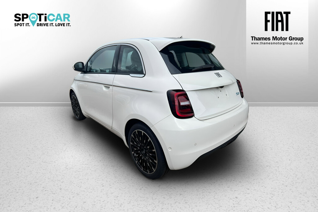 Fiat 500E 42Kwh La Prima Convertible 118 RE75NLX White #3