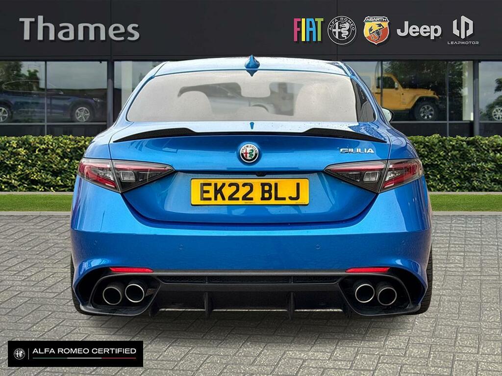 Alfa Romeo Giulia 2.9 2.9 V6 Bi-turbo Quadrifoglio Saloon EK22BLJ Blue #4