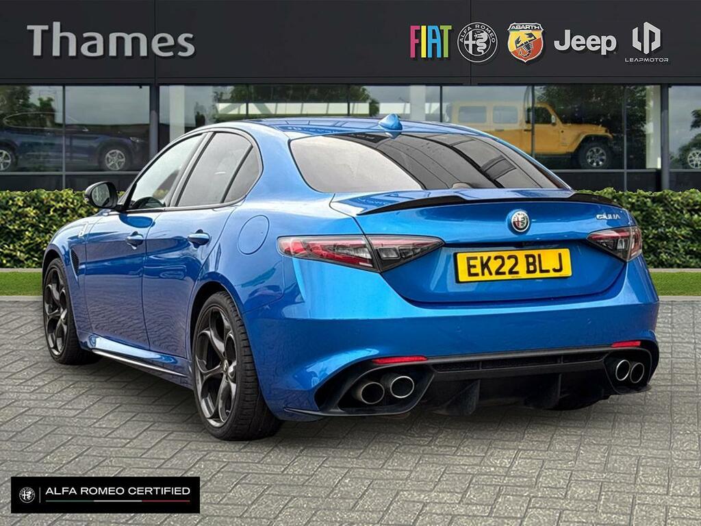 Alfa Romeo Giulia 2.9 2.9 V6 Bi-turbo Quadrifoglio Saloon EK22BLJ Blue #5