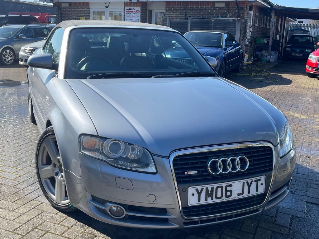 Audi A4 Cabriolet 2.0 Tfsi S Line Multitronic Silver