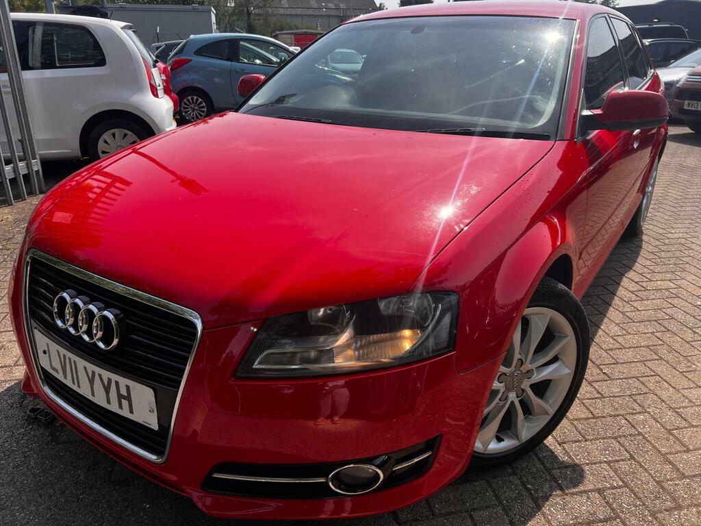 Audi A3 2.0 Tdi Sport Sportback S Tronic Euro 5 S S Red #2
