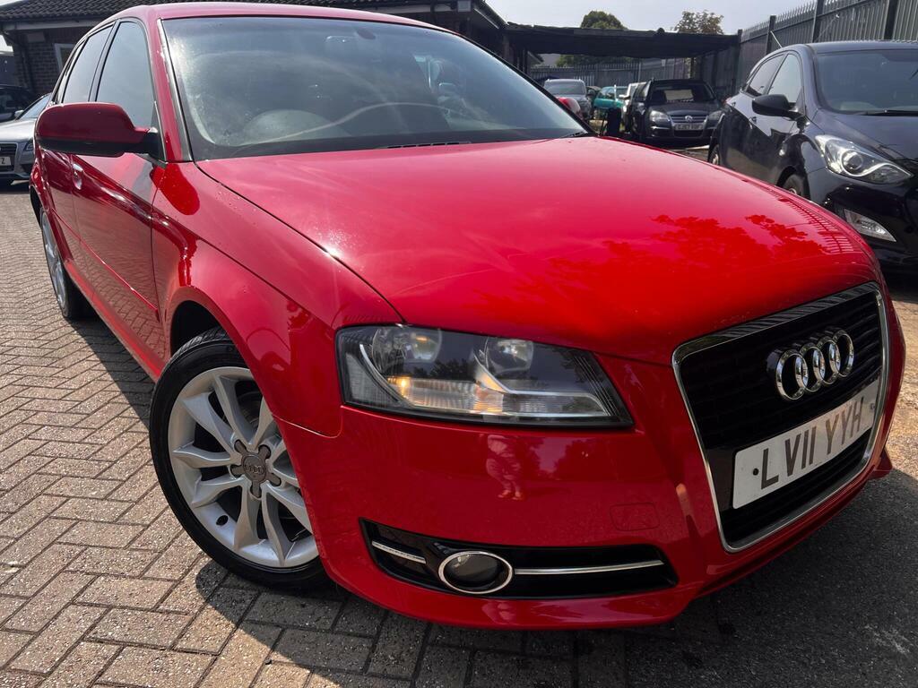 Audi A3 2.0 Tdi Sport Sportback S Tronic Euro 5 S S Red