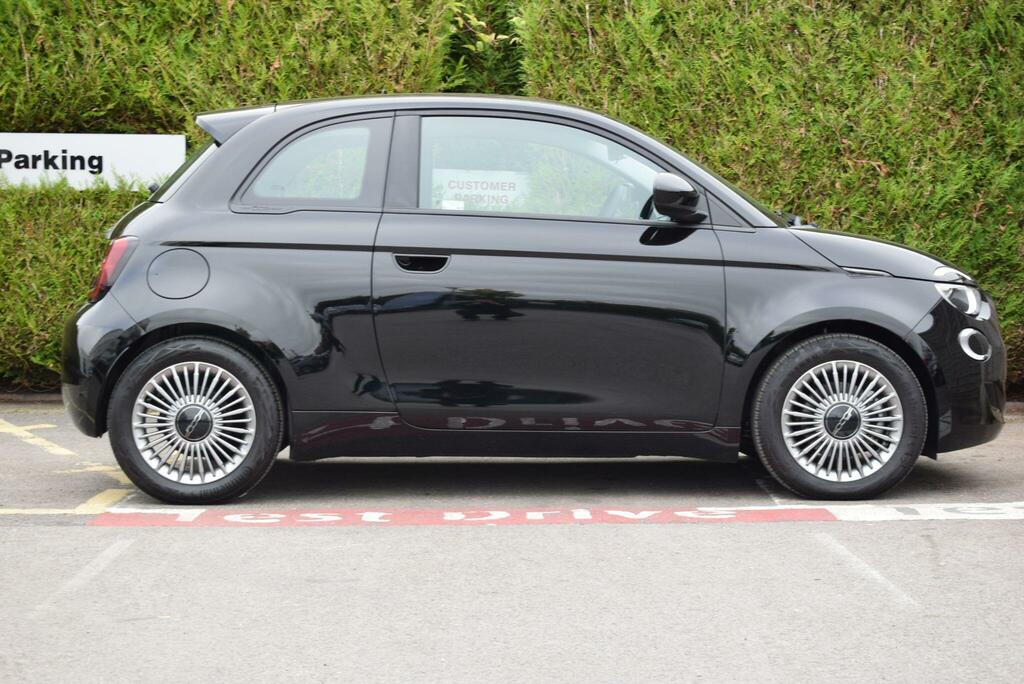 Fiat 500E 42Kwh Auto 3dr HJ75UME Black #4