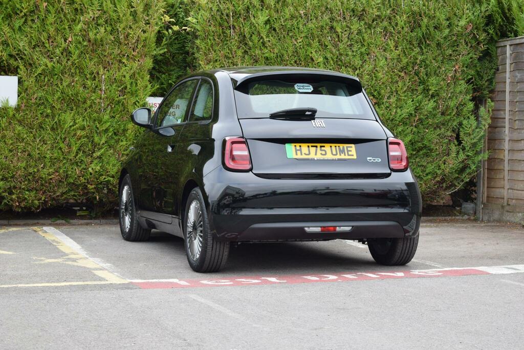 Fiat 500E 42Kwh Auto 3dr HJ75UME Black #5