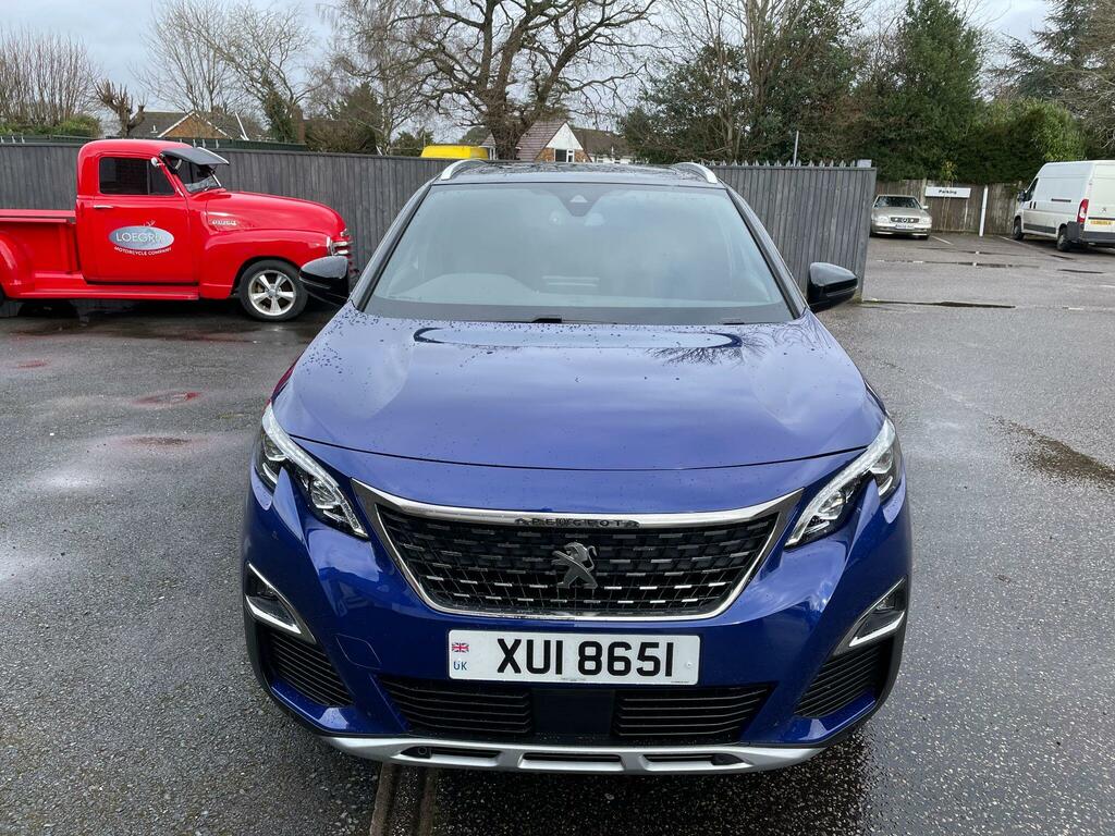 Peugeot 3008 1.2 Puretech Gt Line Premium Eat Euro 6 Ss XUI8651 Blue #2