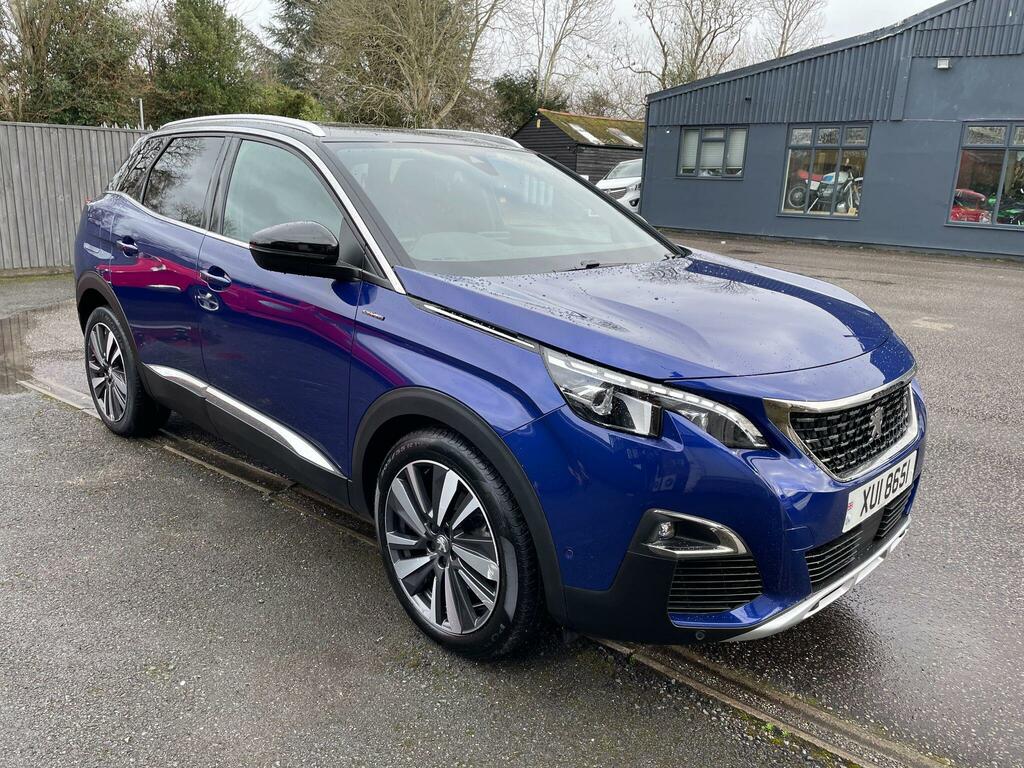 Peugeot 3008 1.2 Puretech Gt Line Premium Eat Euro 6 Ss XUI8651 Blue #4
