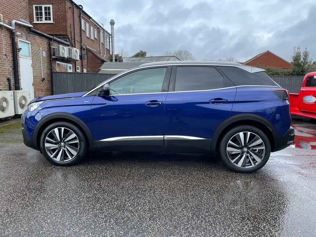 Peugeot 3008 1.2 Puretech Gt Line Premium Eat Euro 6 Ss XUI8651 Blue #6