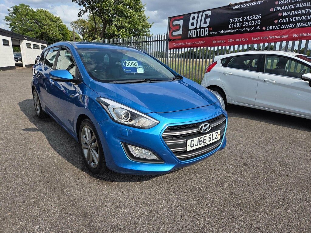 Hyundai I30 1.6 Crdi Blue Drive Premium Tourer Dct Euro 6 Ss Blue