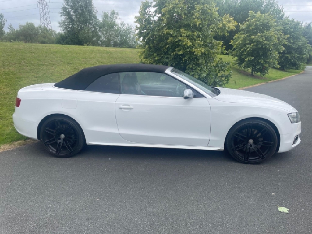 Audi S5 3.0 Tfsi V6 Cabriolet S Tronic Quattro Euro 5 White #4
