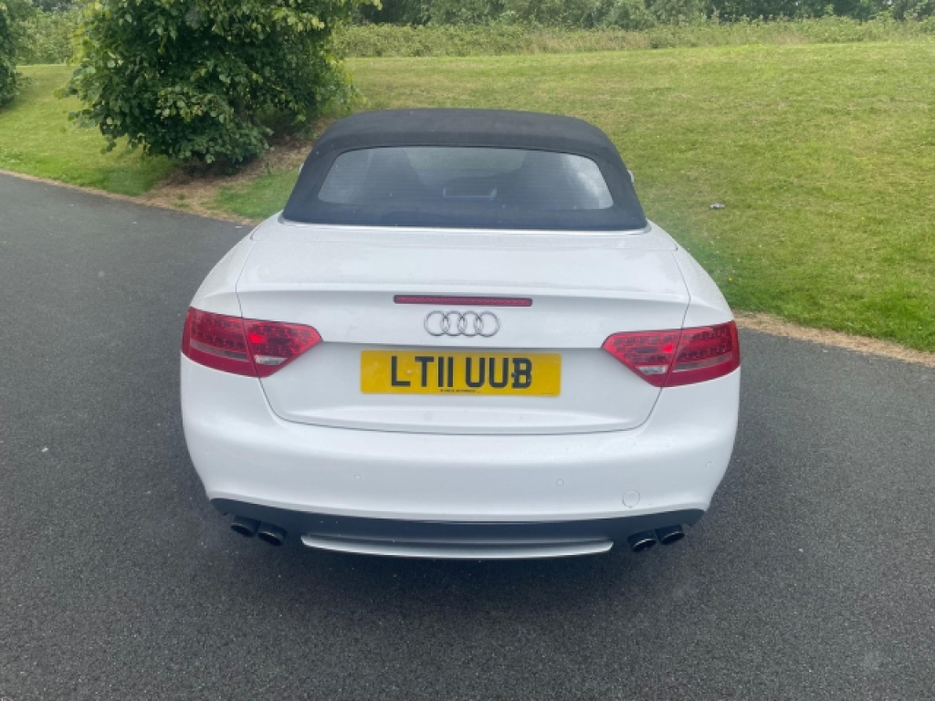 Audi S5 3.0 Tfsi V6 Cabriolet S Tronic Quattro Euro 5 White #5