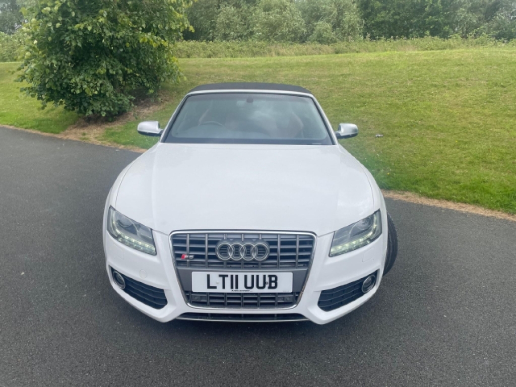 Audi S5 3.0 Tfsi V6 Cabriolet S Tronic Quattro Euro 5 White #2