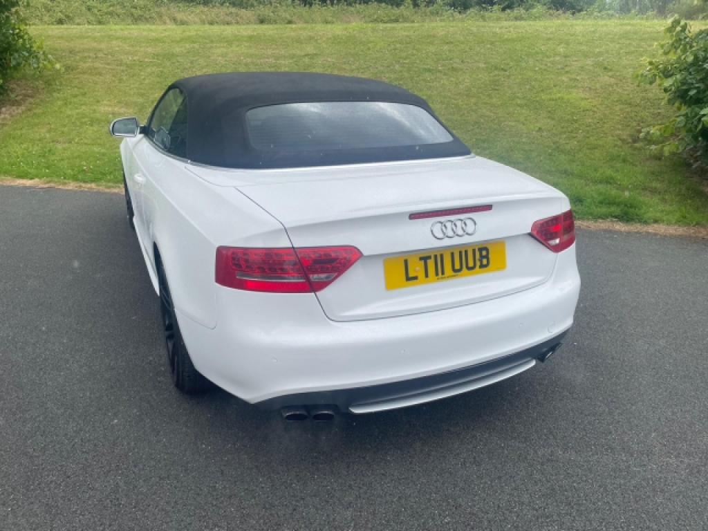 Audi S5 3.0 Tfsi V6 Cabriolet S Tronic Quattro Euro 5 White #6