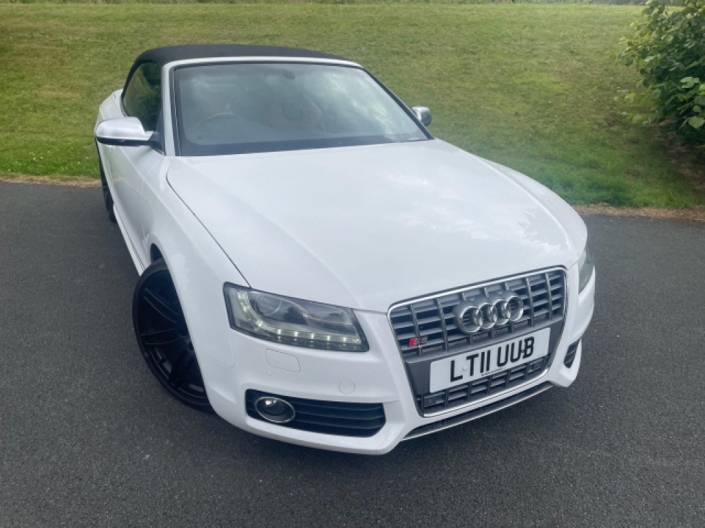 Audi S5 3.0 Tfsi V6 Cabriolet S Tronic Quattro Euro 5 White #3