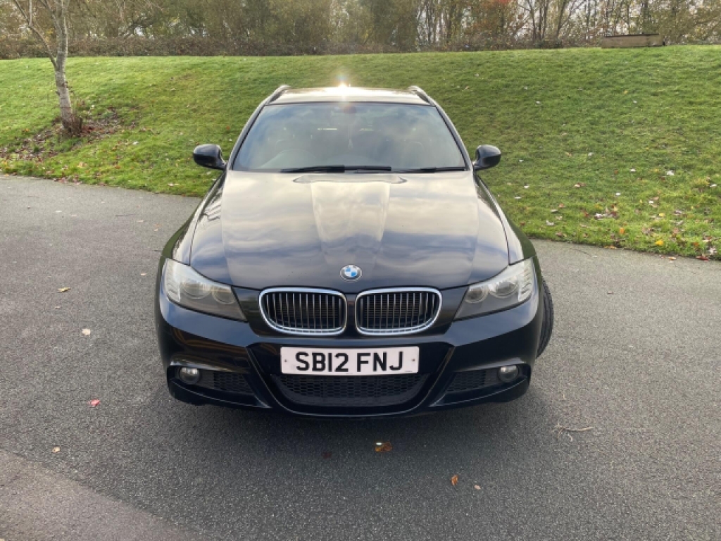BMW 3 Series 2.0 318D Sport Plus Edition Touring Euro 5 S S SB12FNJ Black #2