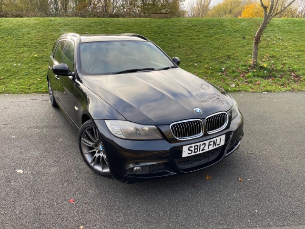 BMW 3 Series 2.0 318D Sport Plus Edition Touring Euro 5 S S SB12FNJ Black #3