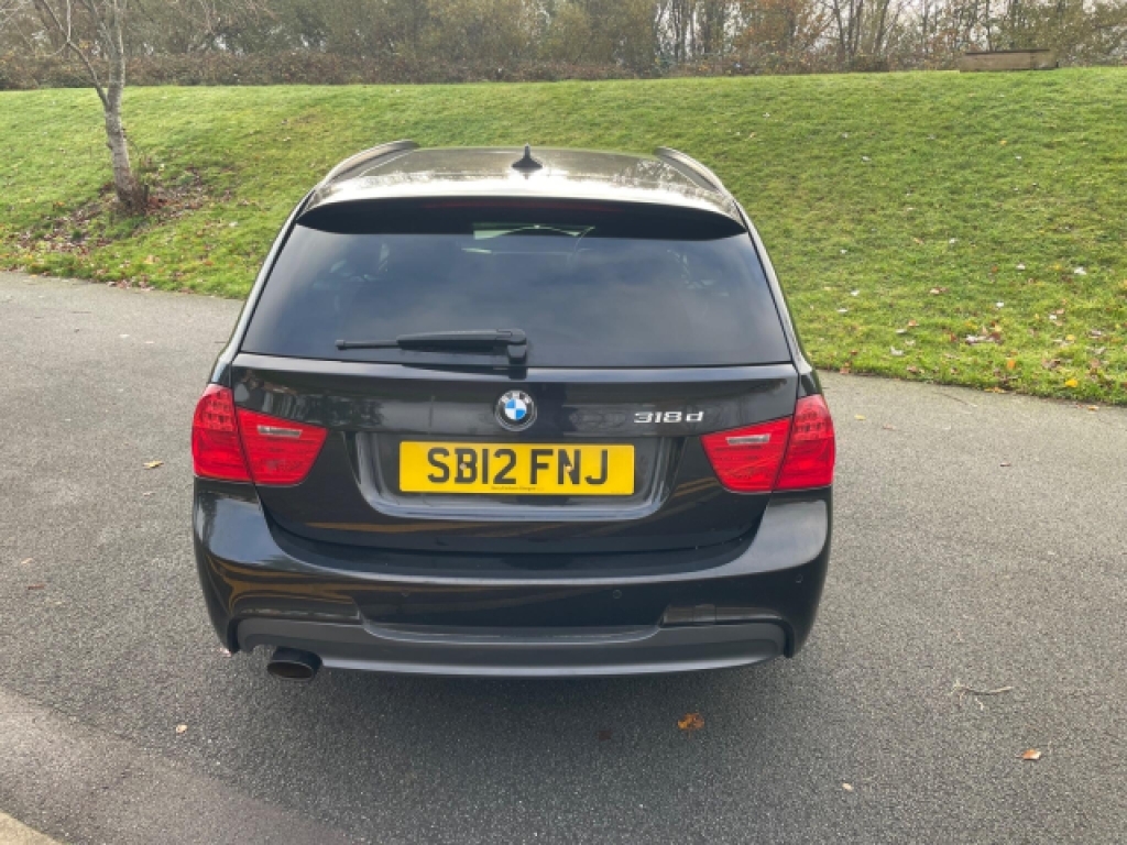 BMW 3 Series 2.0 318D Sport Plus Edition Touring Euro 5 S S SB12FNJ Black #5