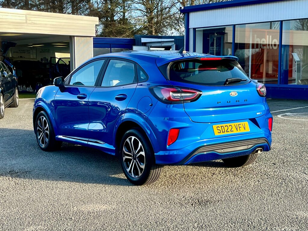 Ford Puma 1.0 Ecoboost Hybrid Mhev St-line Dct SD22VFV Blue #5