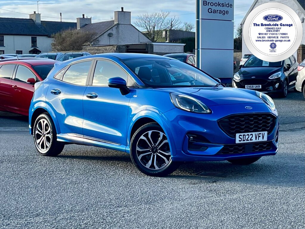 Ford Puma 1.0 Ecoboost Hybrid Mhev St-line Dct Blue