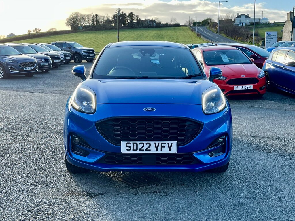 Ford Puma 1.0 Ecoboost Hybrid Mhev St-line Dct SD22VFV Blue #2