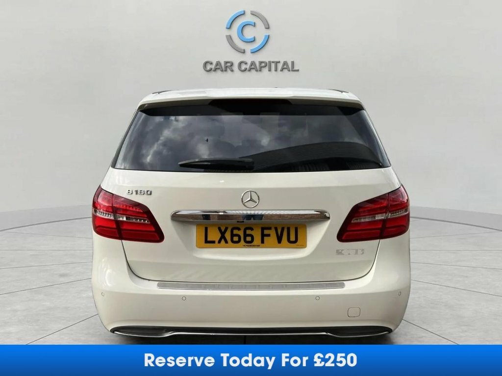 Mercedes-Benz B Class 1.6 B180 Sport Mpv 7G-dct Euro 6 Ss White #5