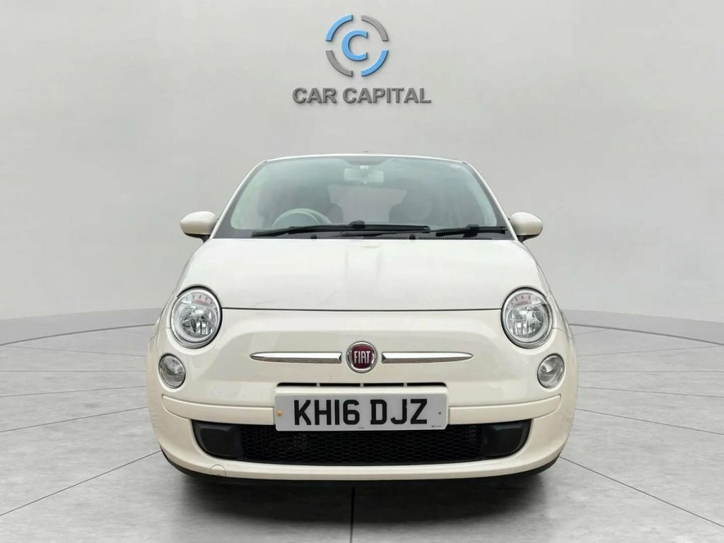 Fiat 500 Hatchback White #2