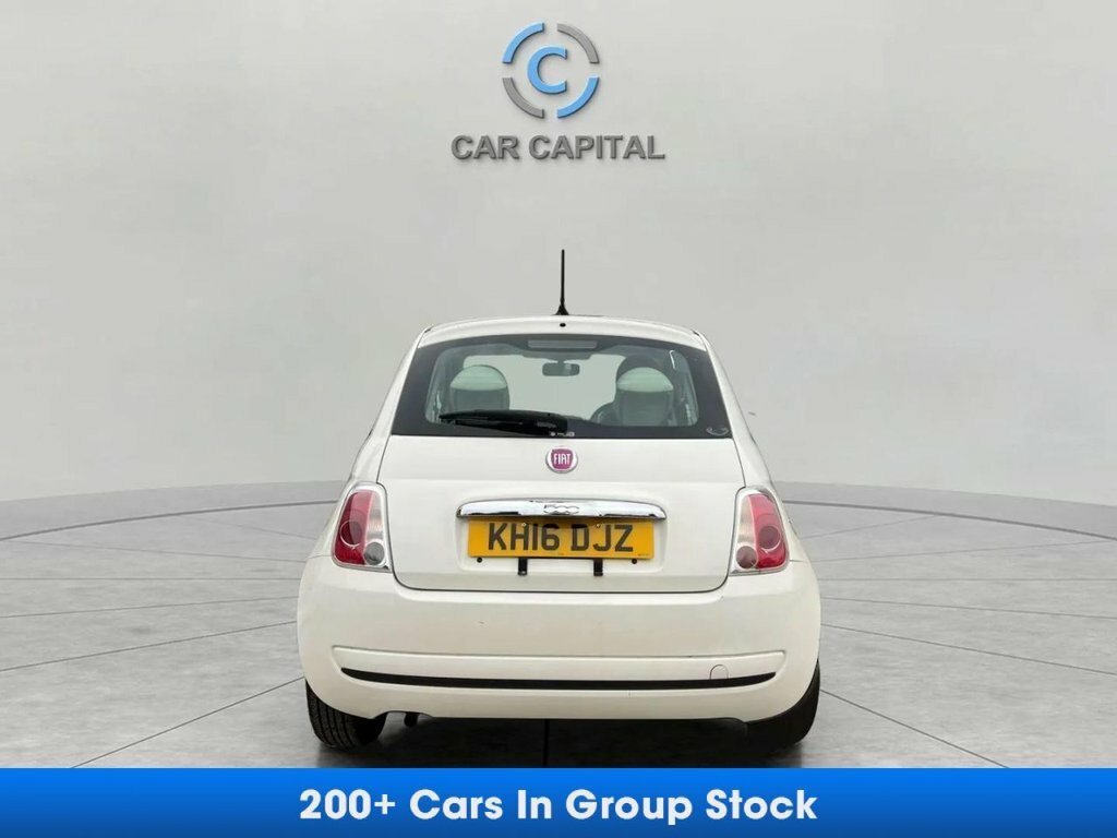 Fiat 500 Hatchback White #6