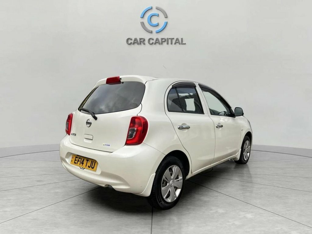 Nissan Micra 1L Acenta White #5