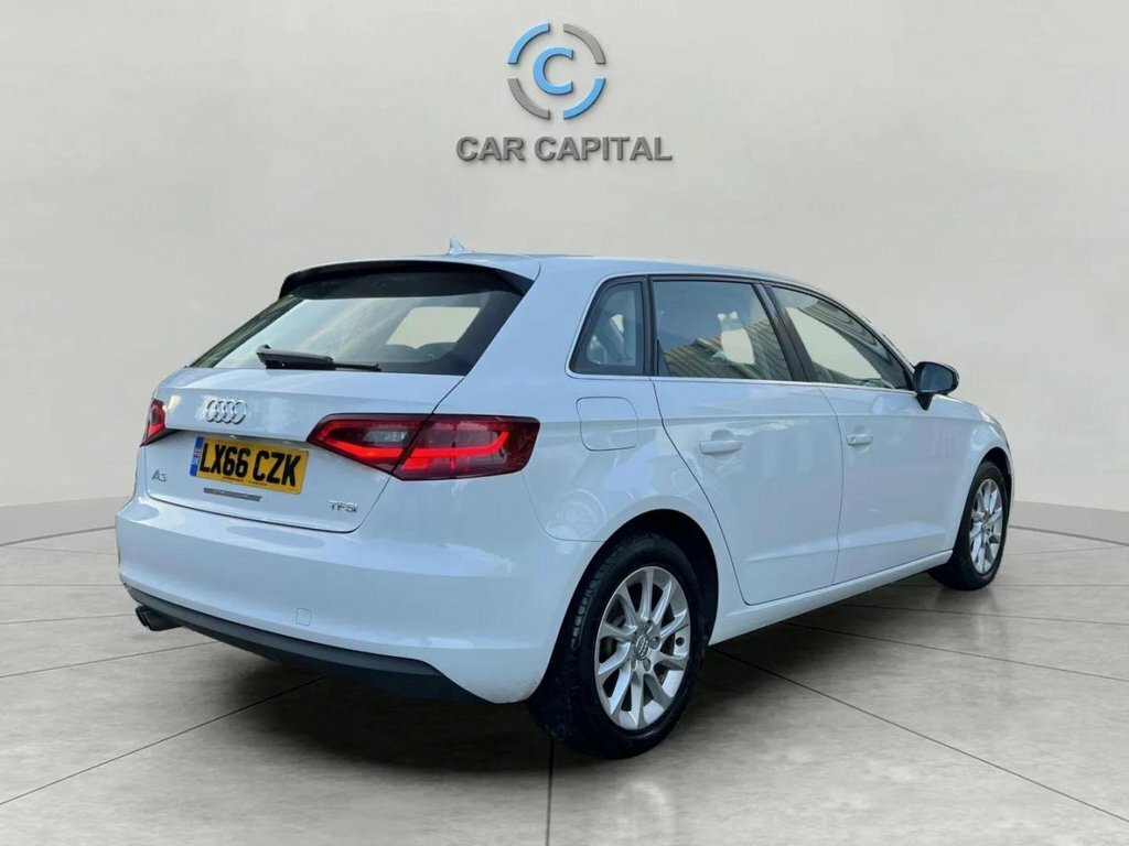 Audi A3 Hatchback LX66CZK White #5