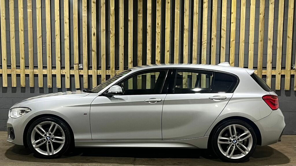 BMW 1 Series 1.5 116D M Sport Hatchback Euro YC17JOV Silver #4