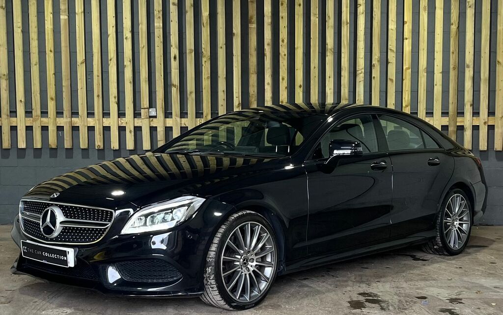 Mercedes-Benz CLS 3.0 Cls350d V6 Amg Line Premium Plus Coupe D YN67OSZ Black #3