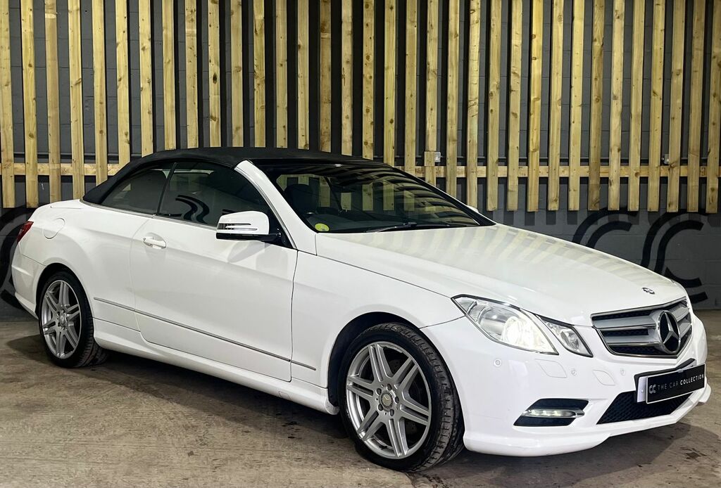 Mercedes-Benz E Class 2.1 E220 Cdi Blueefficiency Sport Cabriolet Di S400SKT White #2