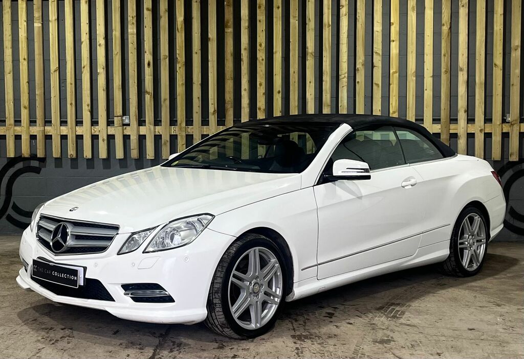 Mercedes-Benz E Class 2.1 E220 Cdi Blueefficiency Sport Cabriolet Di S400SKT White #5