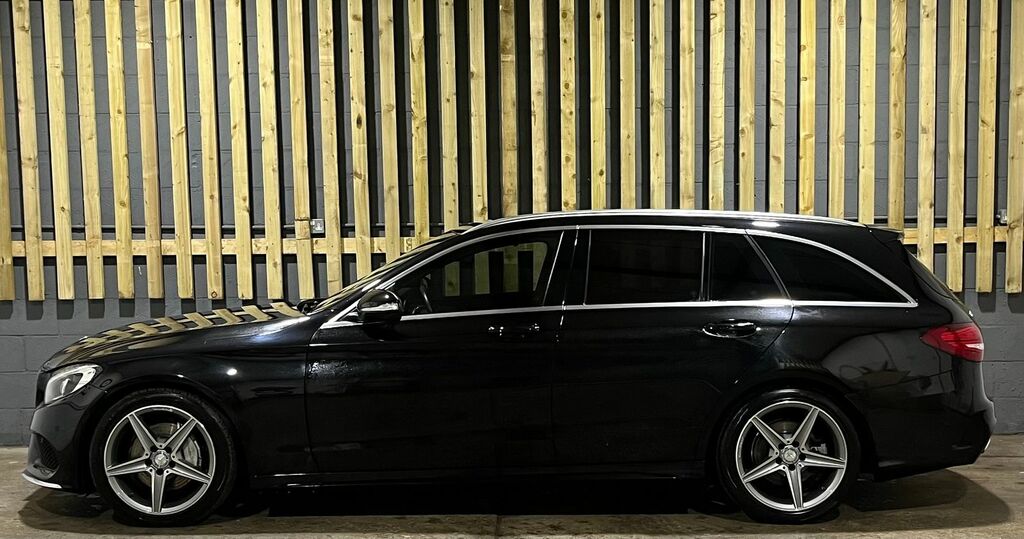 Mercedes-Benz C Class 2.1 C220 Bluetec Amg Line Estate G-tron BX15XZG Black #4