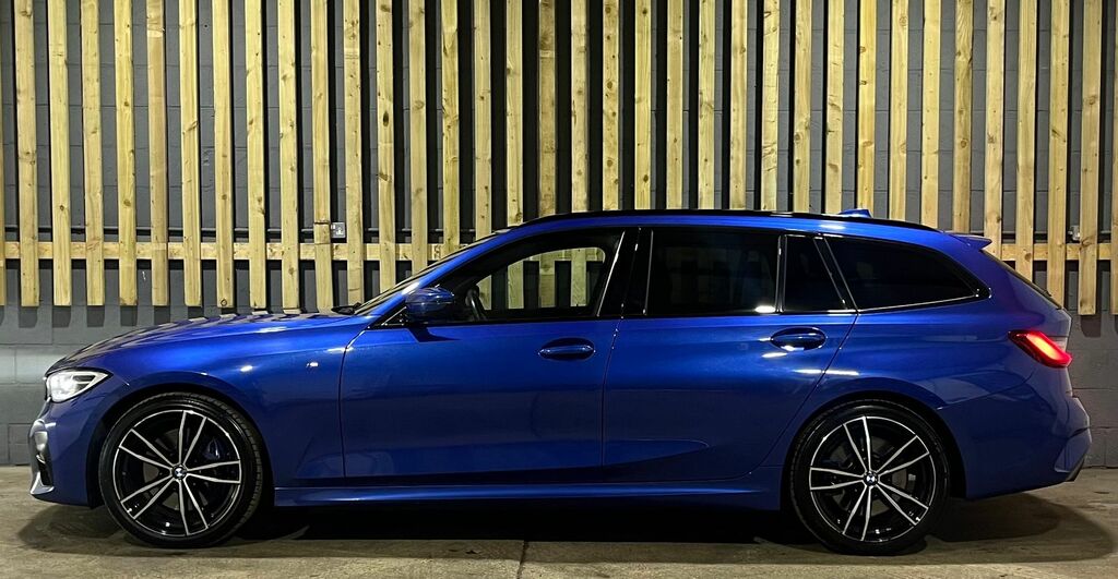 BMW 3 Series 2.0 320D M Sport Touring Euro 6 S YK69RCG Blue #4
