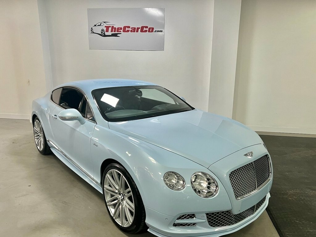 Bentley Continental Gt 6.0L Gt Speed 616 Bhp Blue #4