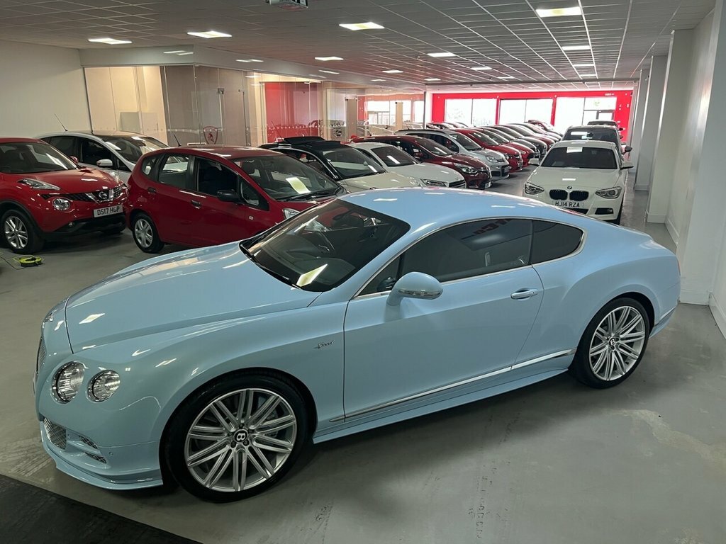 Bentley Continental Gt 6.0L Gt Speed 616 Bhp Blue #6