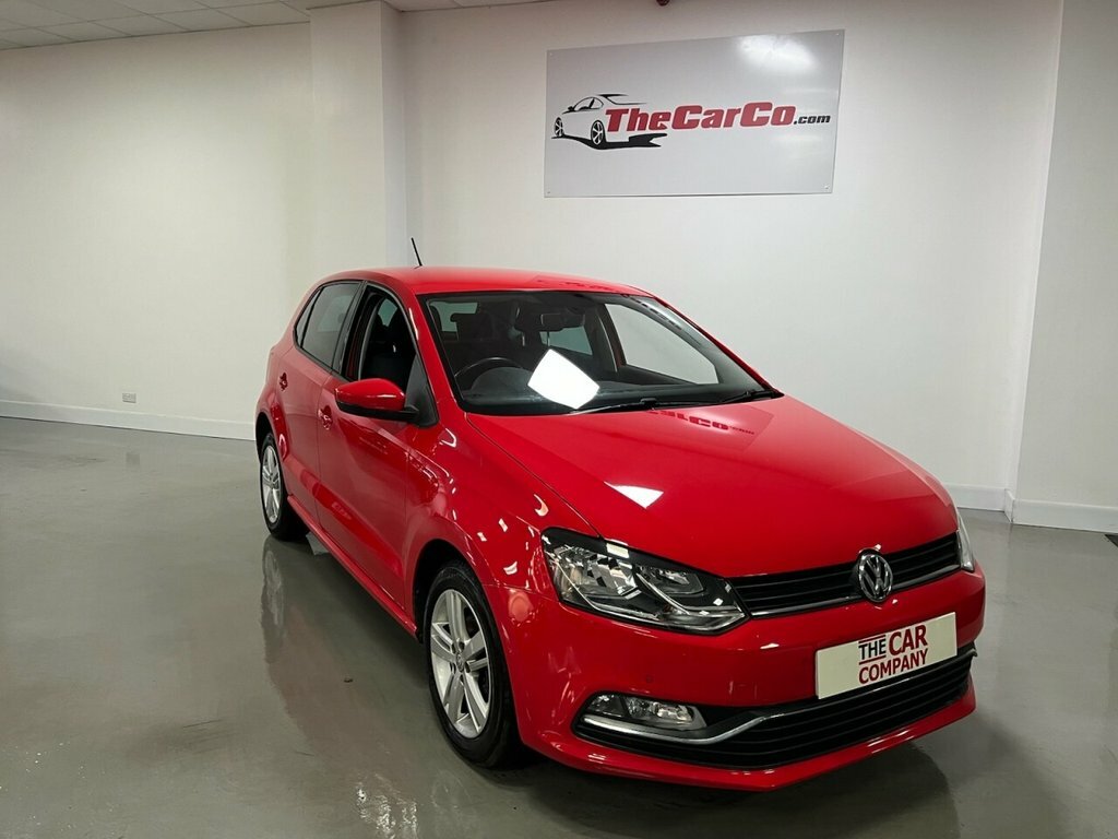 Volkswagen Polo Hatchback SA67WZE Red #2