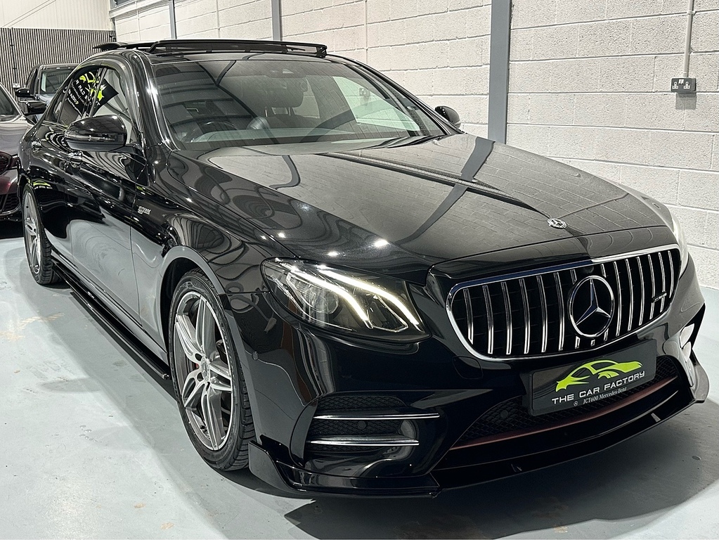 Mercedes-Benz E Class E200d Amg Line Saloon 2.0 YE68UHR Black #4