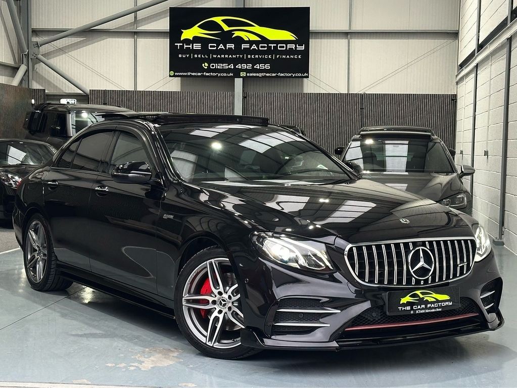 Mercedes-Benz E Class E200d Amg Line Saloon 2.0 Black