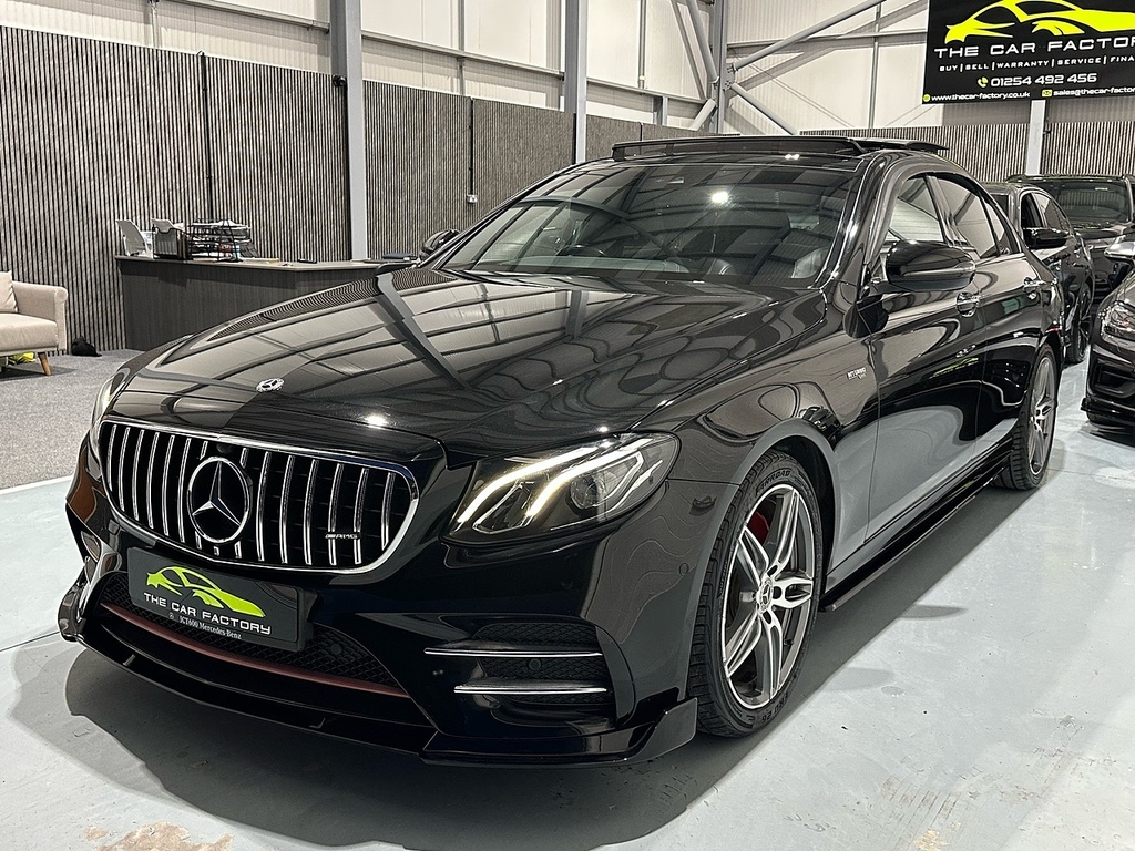 Mercedes-Benz E Class E200d Amg Line Saloon 2.0 YE68UHR Black #6