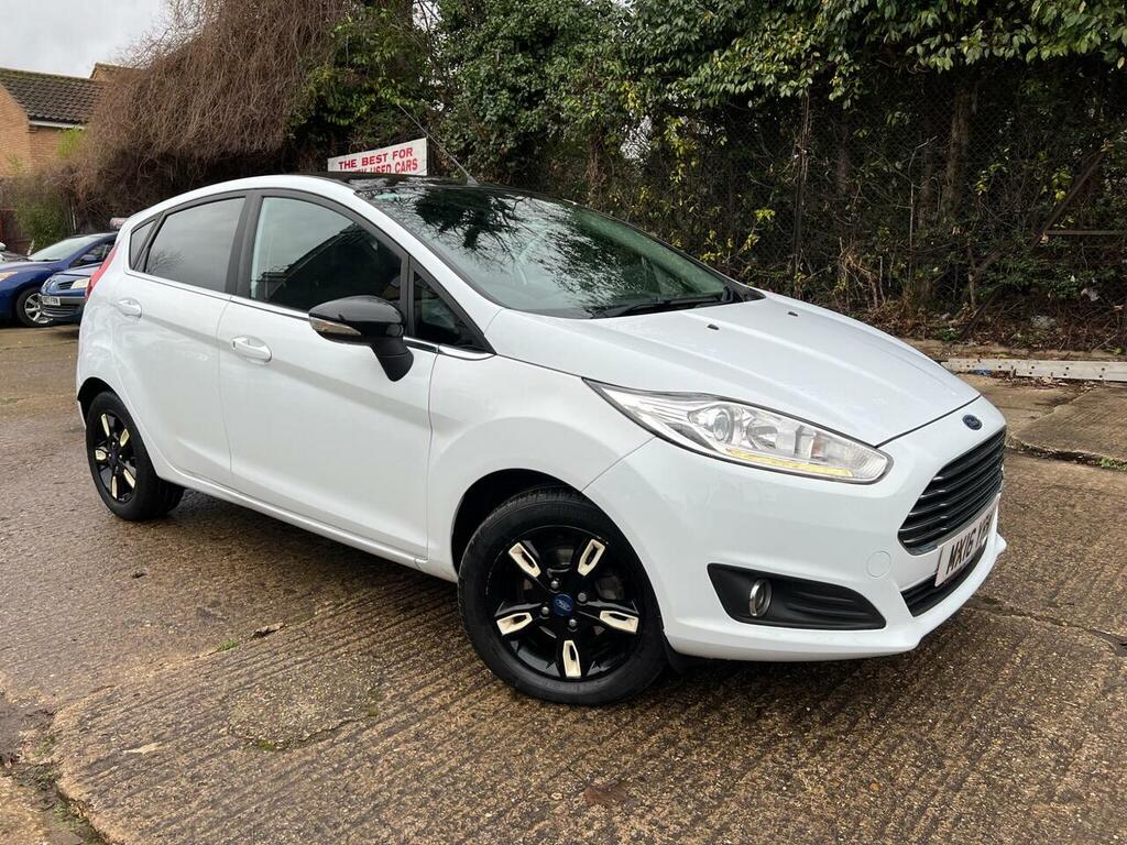 Ford Fiesta 1.0T Ecoboost Zetec White Edition Euro 6 Ss MX16YRW Blue #2
