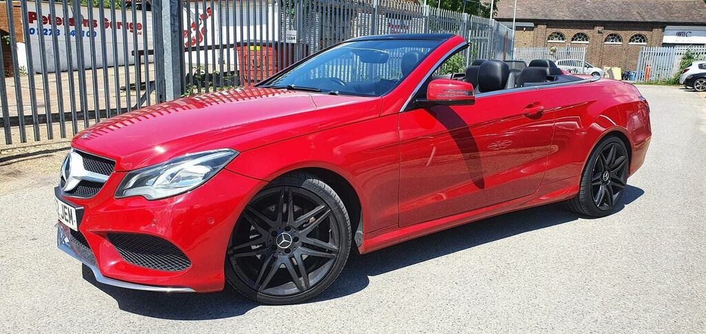 Mercedes-Benz E Class Convertible E220 Cdi Amg Sport 201363 SM52JEM Red #5
