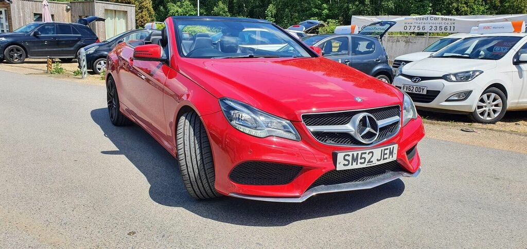 Mercedes-Benz E Class Convertible E220 Cdi Amg Sport 201363 Red