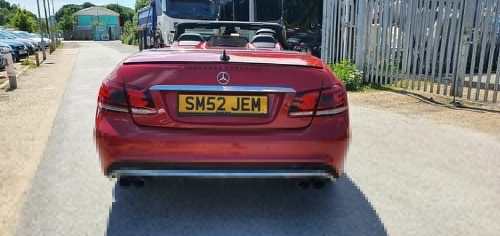 Mercedes-Benz E Class Convertible E220 Cdi Amg Sport 201363 SM52JEM Red #4